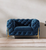 Two Seater Velvet Sofa