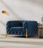 Two Seater Velvet Sofa