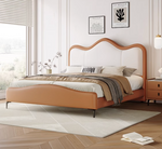 king size leather bed