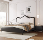 king size leather bed