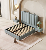 Blue King Size Bed