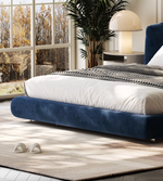 Blue King Size Bed