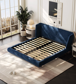 Blue King Size Bed