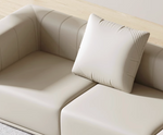 White Leather Sofa