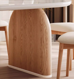 wood leg Dining Table