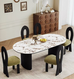 oval  dining table