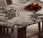 square marble dining table