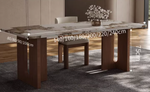 square marble dining table