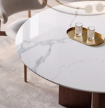 marble top dining table