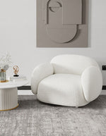 boucle armchair