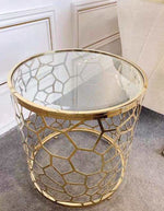 Glass Side Table