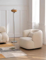 white Velvet Armchair