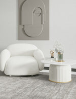 white Boucle Armchair