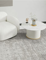 white Boucle Armchair