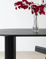 black Oak Dining Table