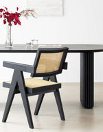 black Oak Dining Table