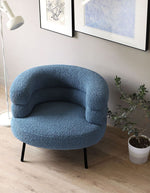 boucle dining chairs