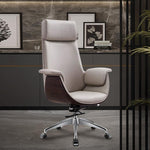 grey office chair