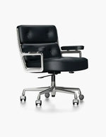 Classical EM Designer Lobby Executive Office Chair - Black Leather｜ DC Concept