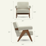 Pierre. J Capitol Complex Armchair Cotton Linen｜ DC Concept