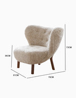 Little Fitz Lounge Chair, Long Hair｜ DC Concept